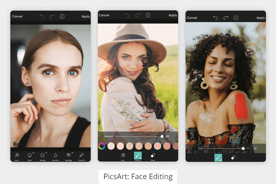 PicsArt Face Editing